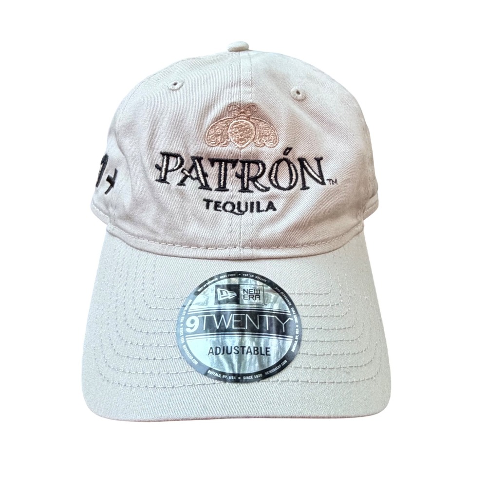 New Era 9TWENTY Patron Tequila Ohio State Buckeyes Hat Adjustable Tan Dad Cap